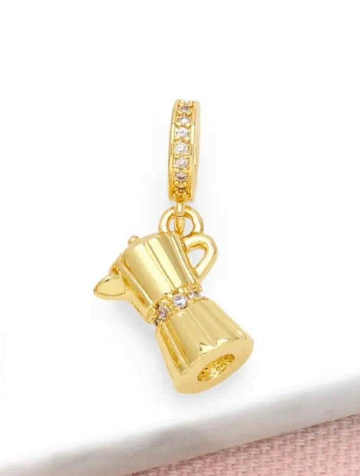 Italian Moka Coffee Pot Charm.