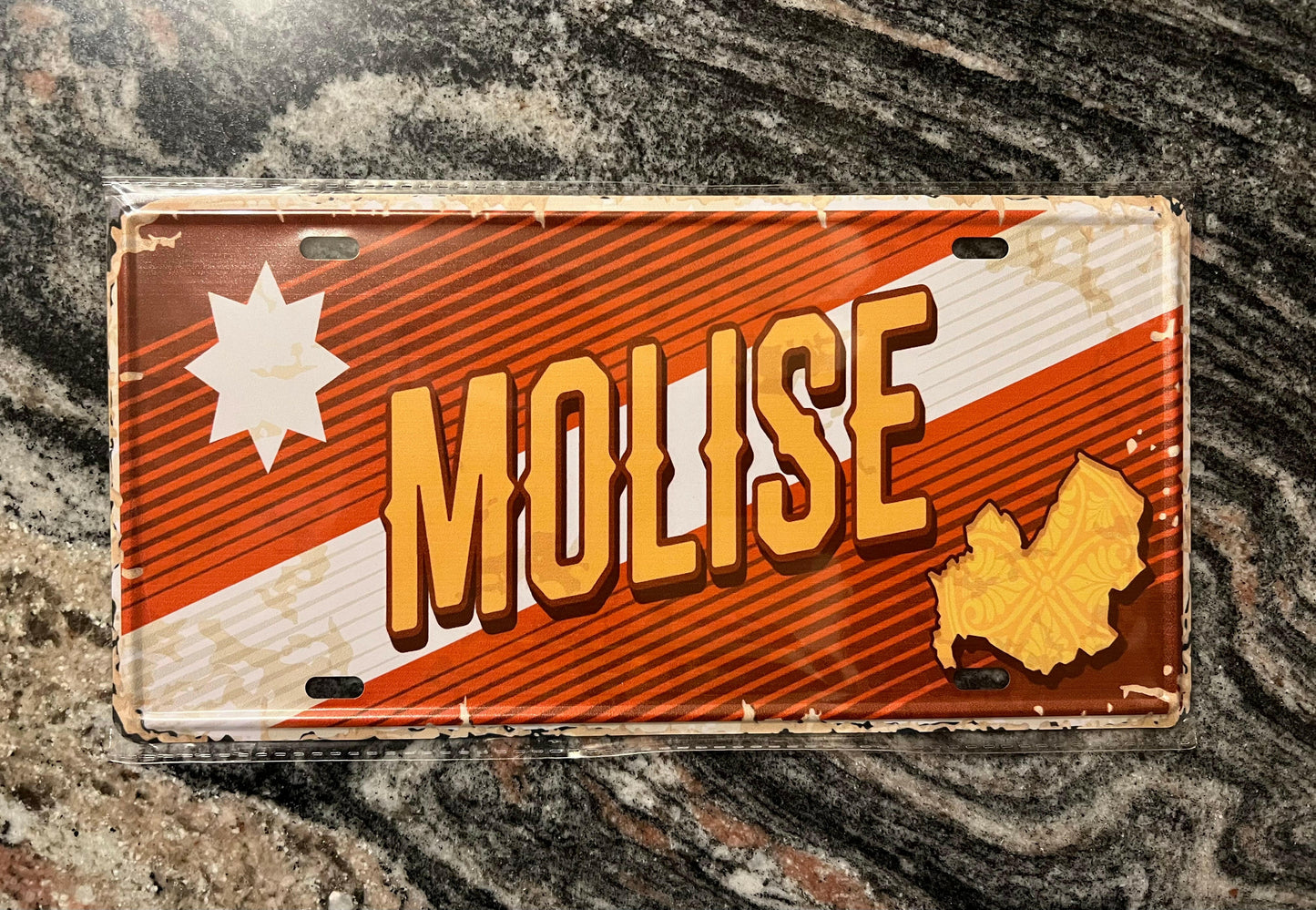 Molise Metal Tin Sign.