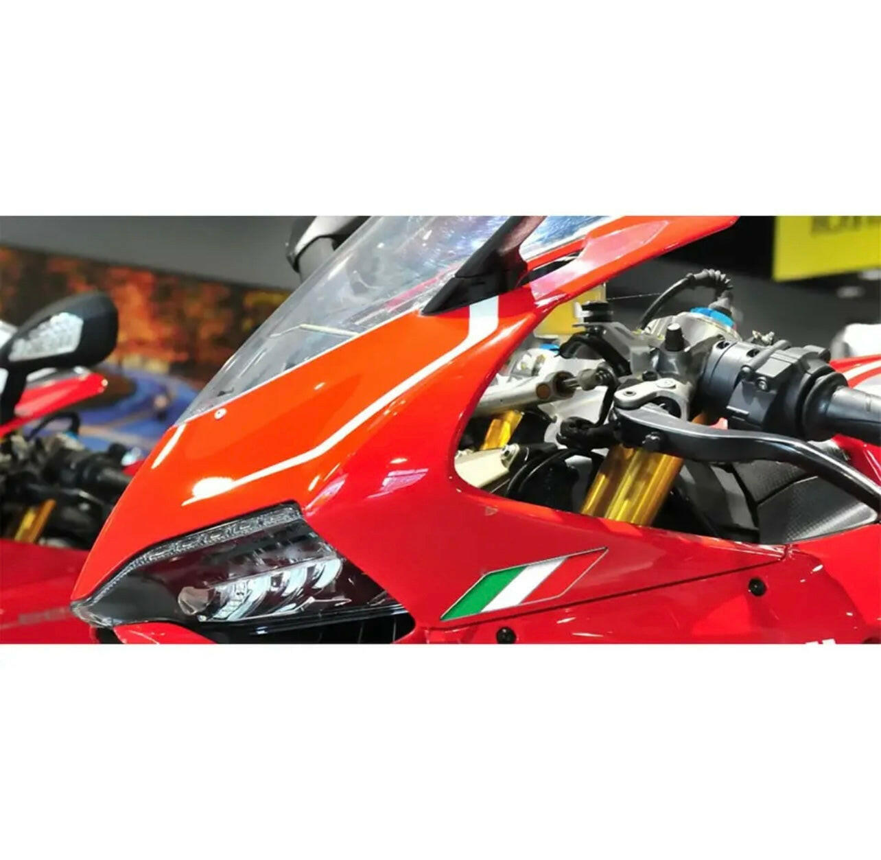 Italy Flag Car Sticker.