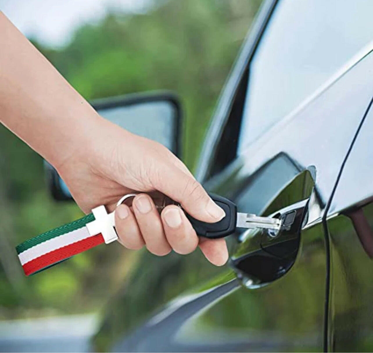 Italian Keychain - Italy Flag Keychain.