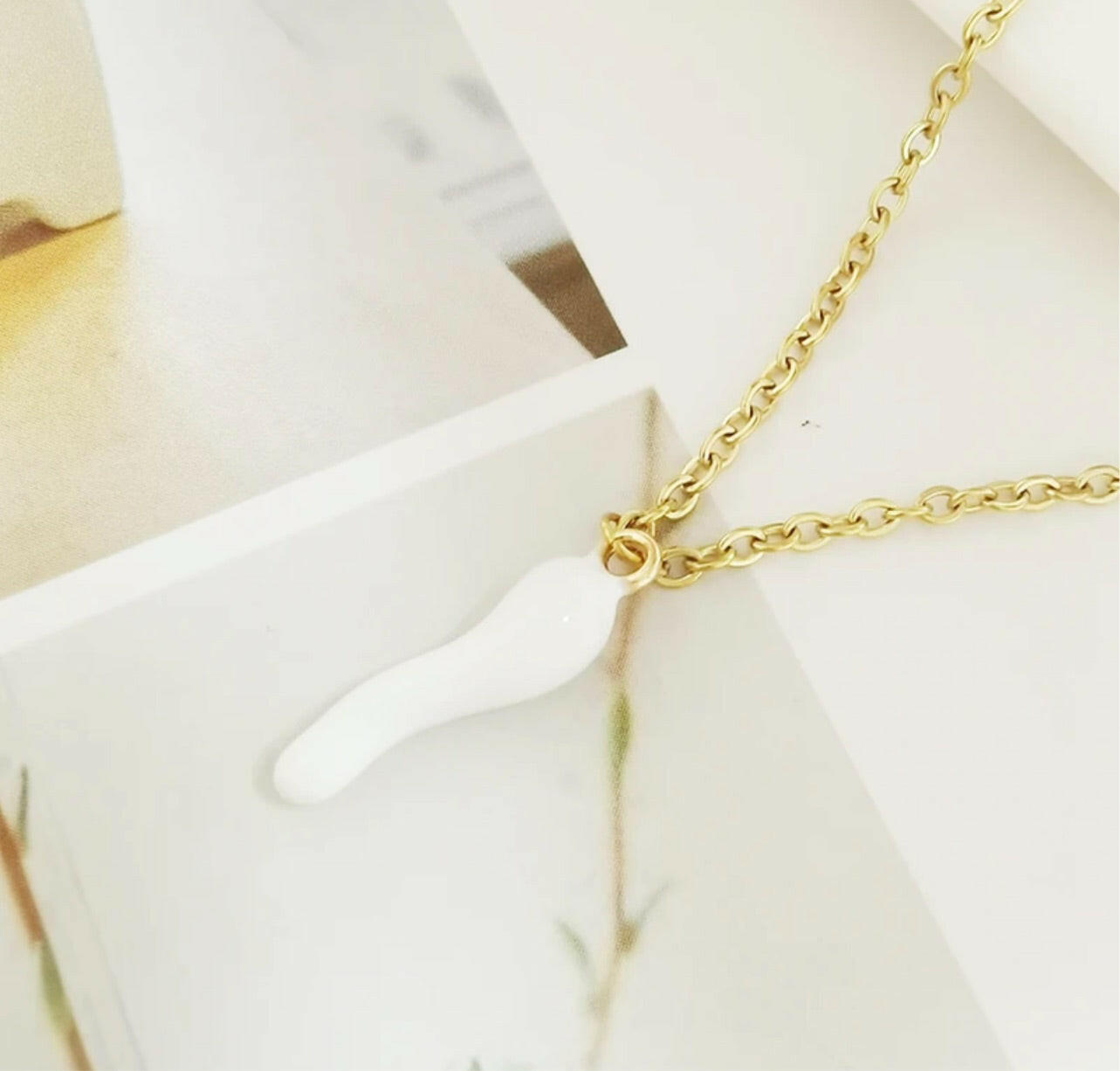 Cornicello Italian Necklace in Stainless Steel.