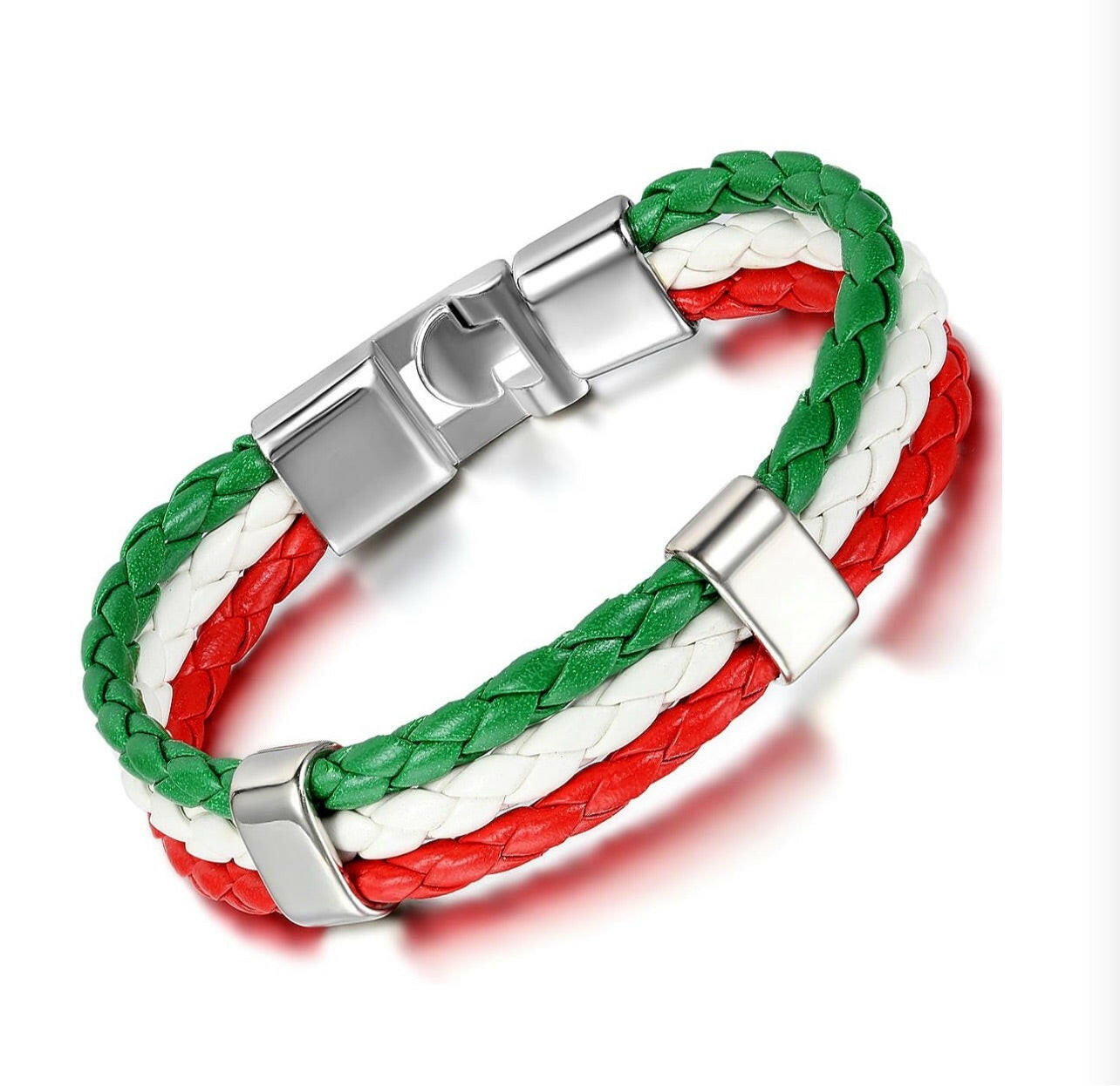 1 Italy Braided Bracelet - Italian Bracelet - Italia Bracelet.