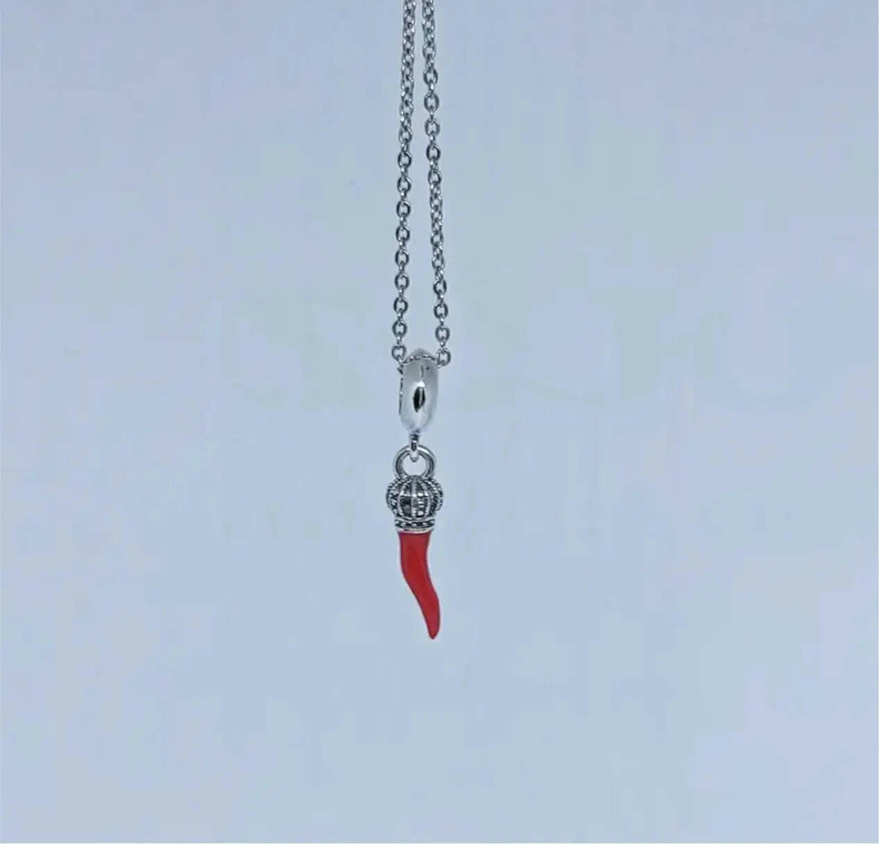 925 Silver Italian Cornicello Charm lo ItalianandmoreCo