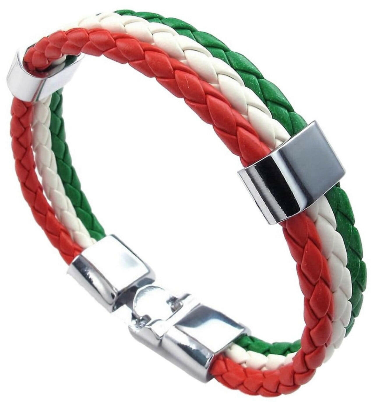 1 Italy Braided Bracelet - Italian Bracelet - Italia Bracelet.