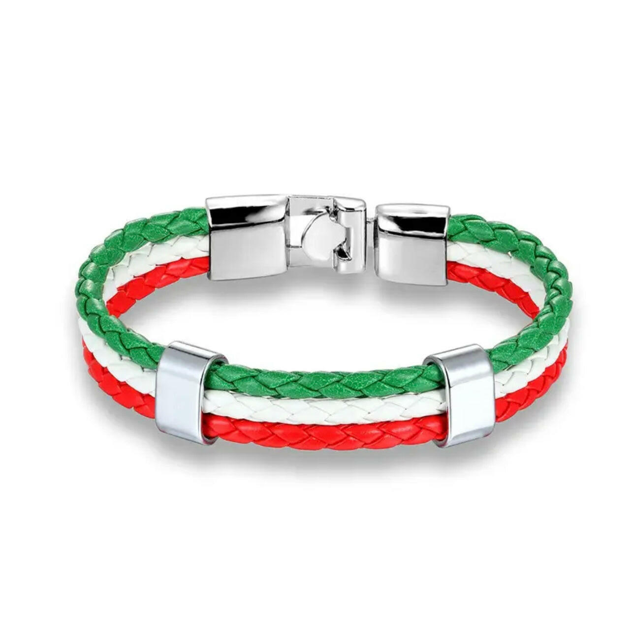 1 Italy Braided Bracelet - Italian Bracelet - Italia Bracelet.