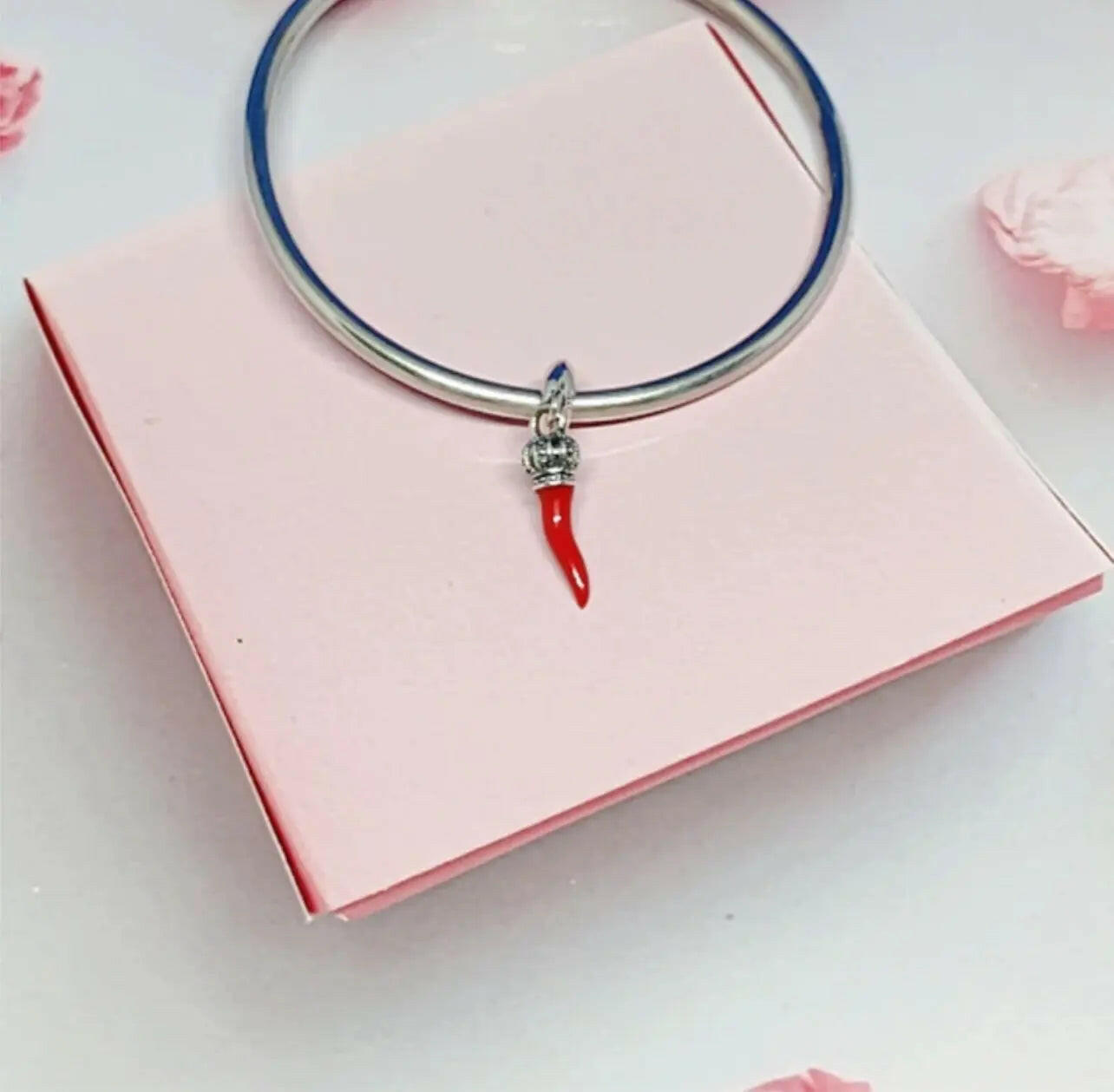 925 Silver Italian Cornicello Charm lo ItalianandmoreCo