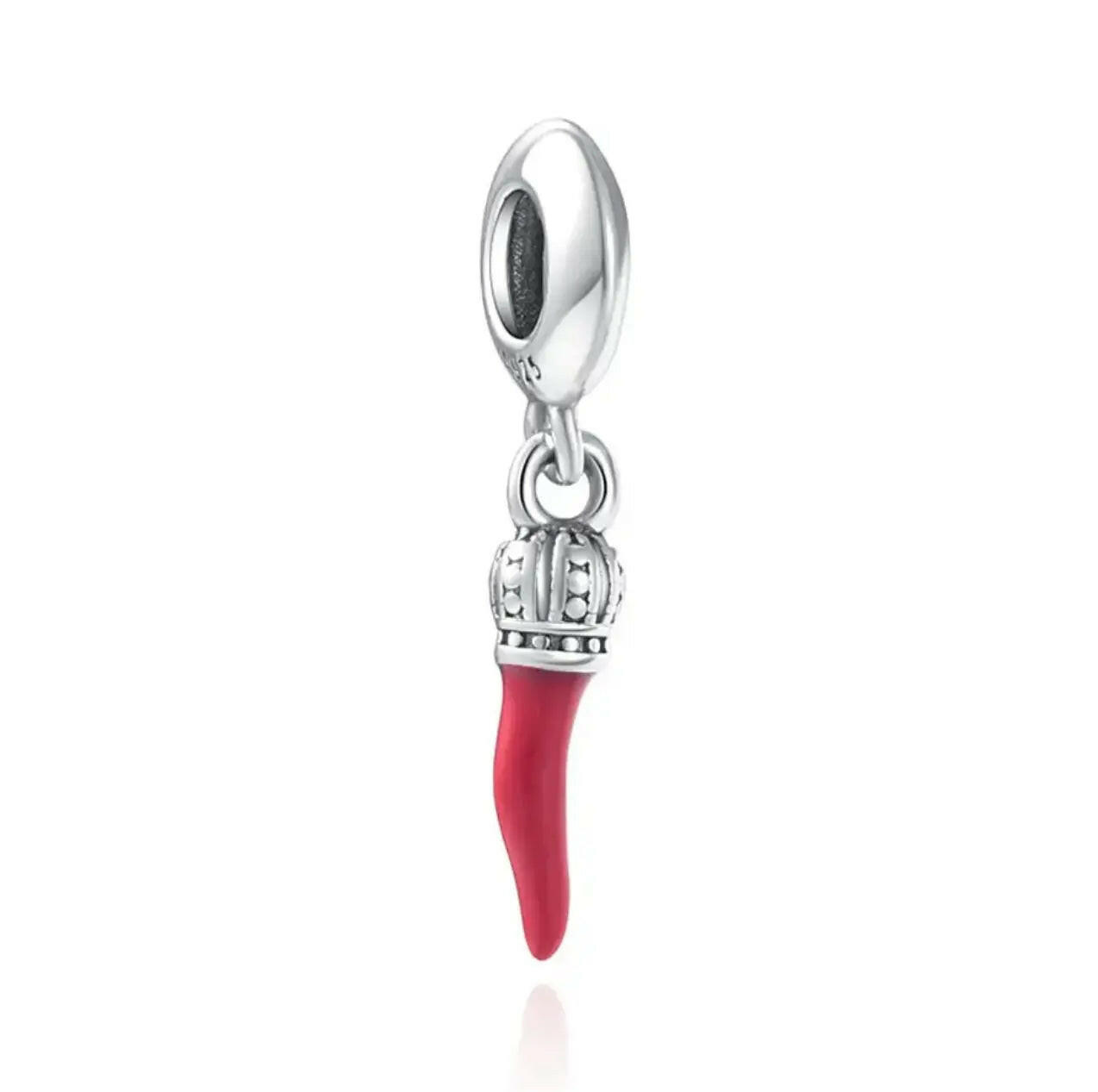 925 Silver Italian Cornicello Charm lo ItalianandmoreCo