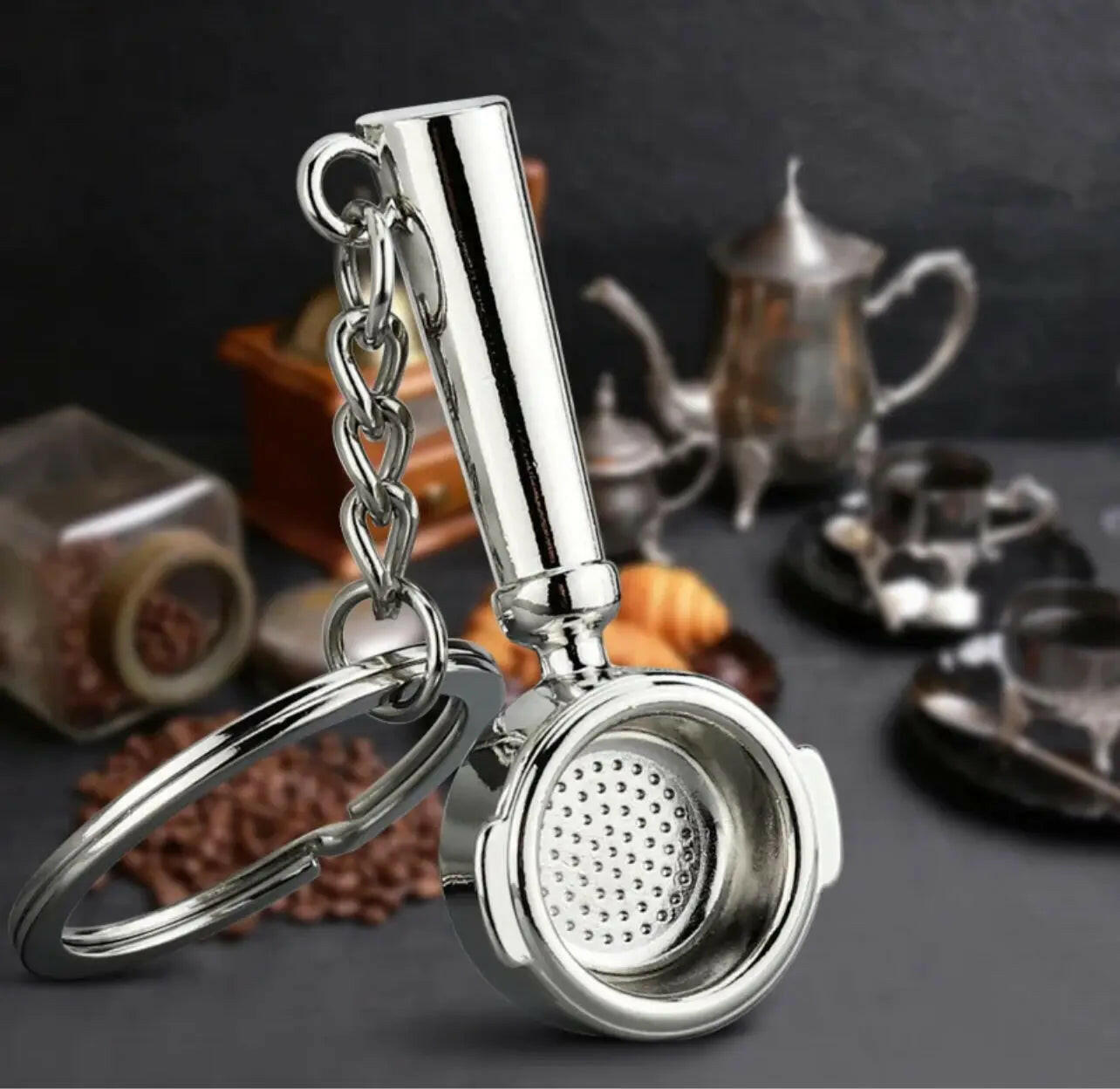 Italian Barista Keychain ItalianandmoreCo