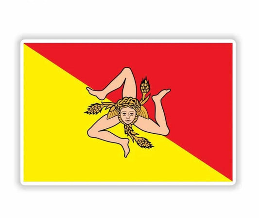 Sicilian Flag Sticker.