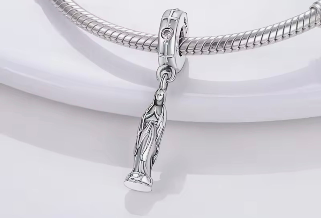 925 Silver Mother Mary Charm