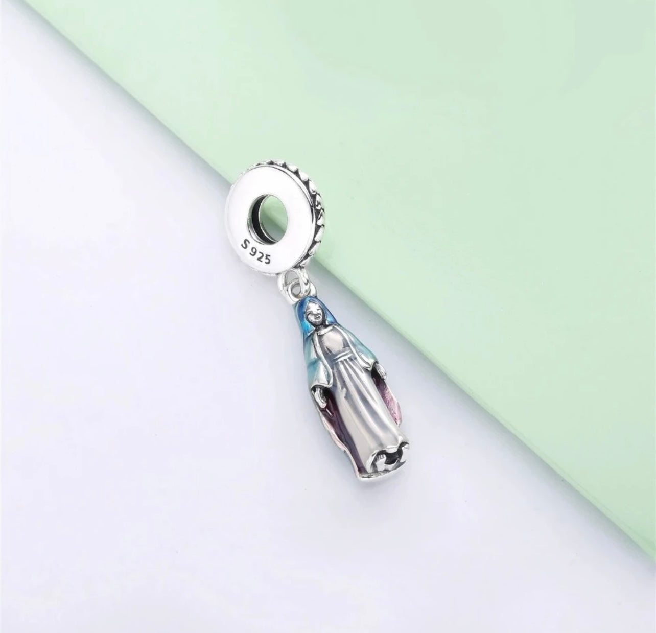 925 Silver Mother Mary Charm