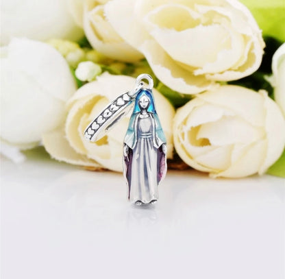 925 Silver Mother Mary Charm