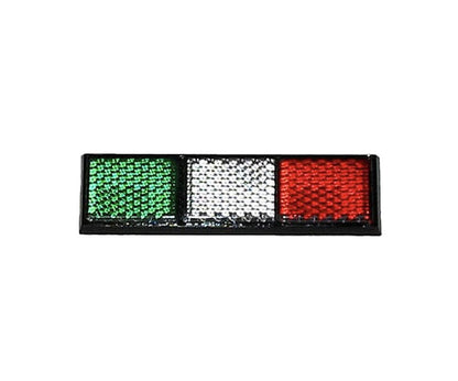 1 Italy Flag Reflector - 3 inches