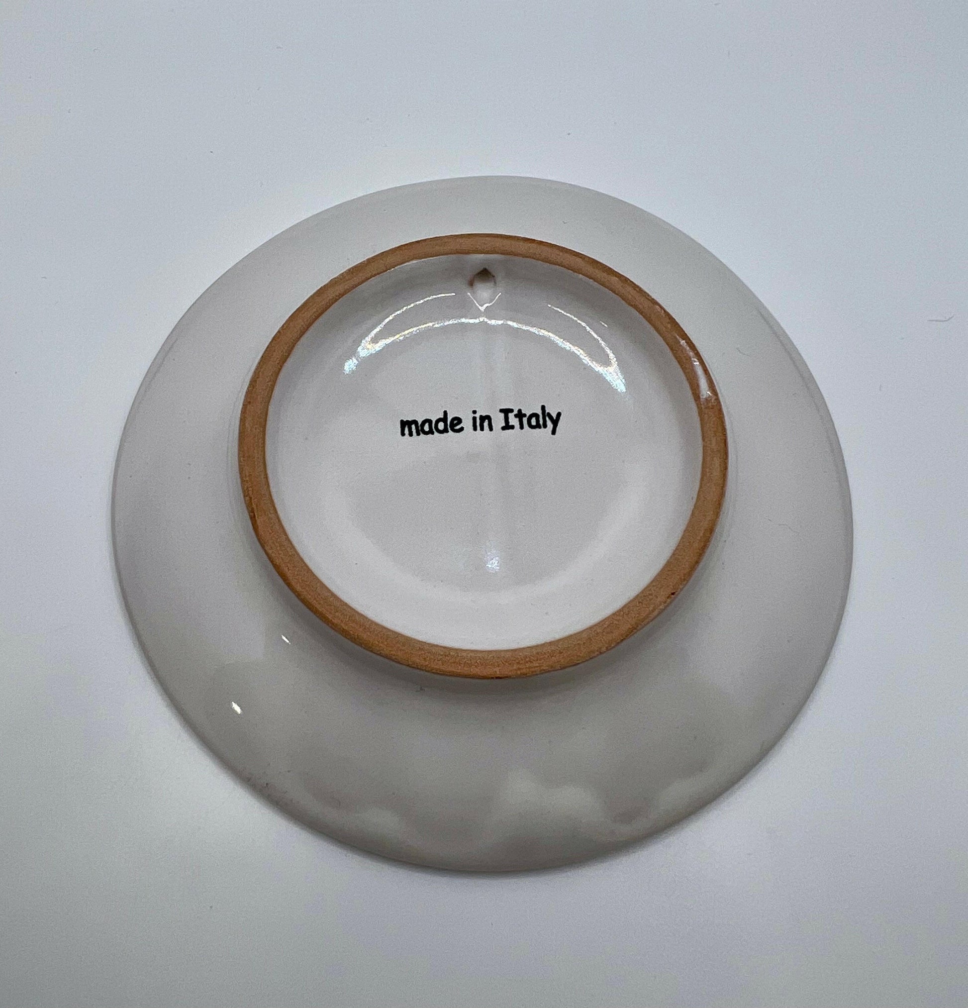 Sicilian 4.75” Decorative Plate in Ceramic - Made in Italy.