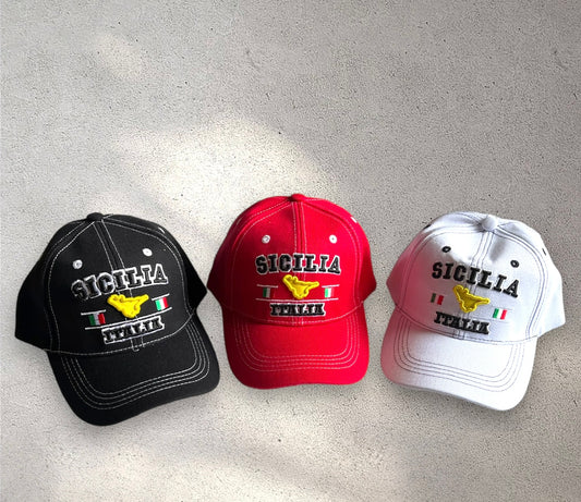 1 Sicilia Baseball Caps - Sicily Baseball Cap - Sicilian Baseball Cap - Sicilian Cap