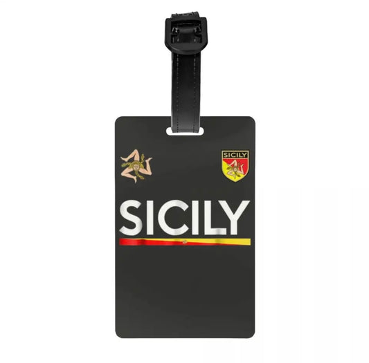 Sicily Luggage Tag.