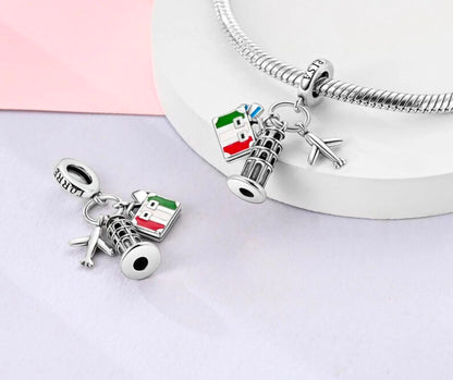 925 Silver Italy Charm