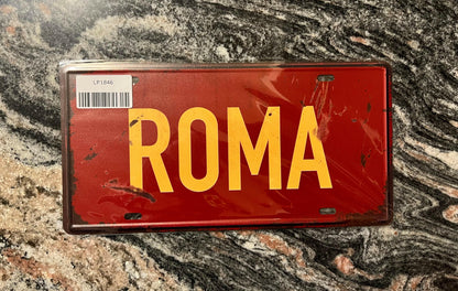 ROMA Metal Tin Sign.