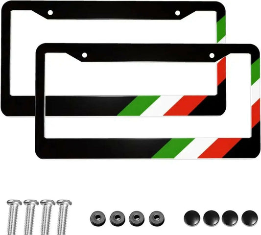 Aluminum License Plate Italy Frame - 1 piece.