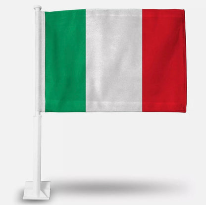 1 Italy Car Window Flag - 12 x 18 inches