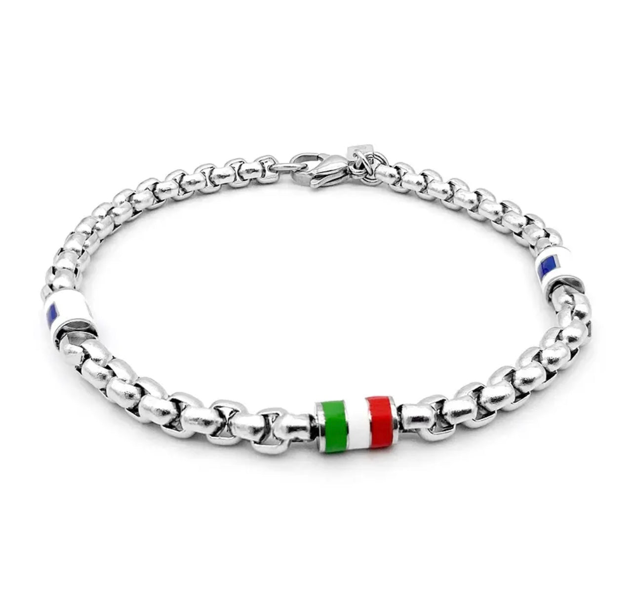 1 Italian Stainless Steel Bracelet.