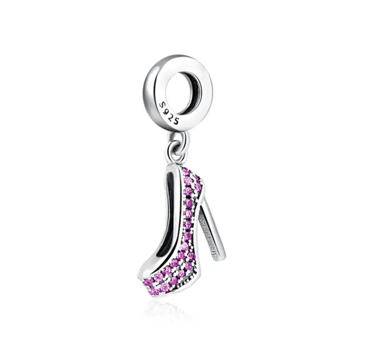 925 Silver High Heel Charm