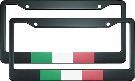 Aluminum License Plate Italy Frame - 1 piece.