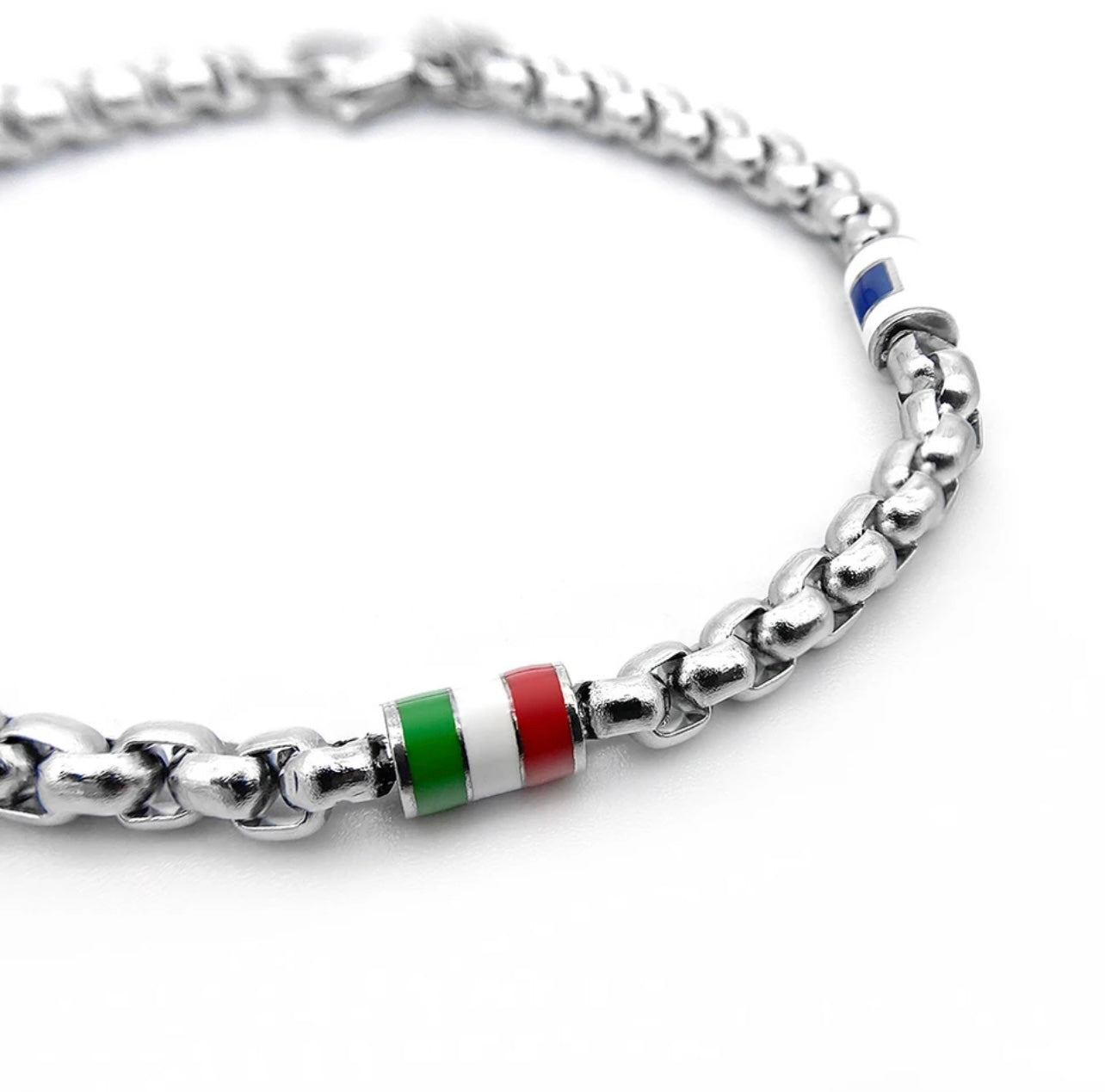 1 Italian Stainless Steel Bracelet.