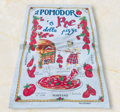 Pomodoro Re Della Pizza Dish Towel