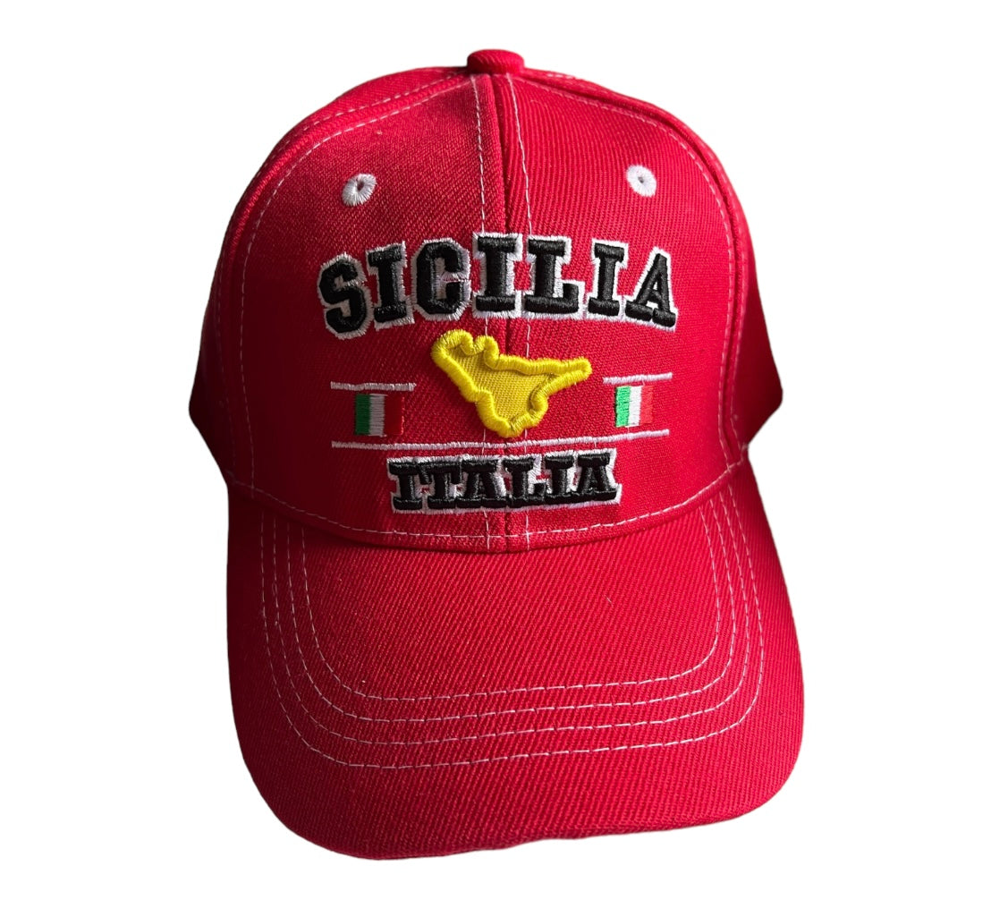 1 Sicilia Baseball Caps - Sicily Baseball Cap - Sicilian Baseball Cap - Sicilian Cap