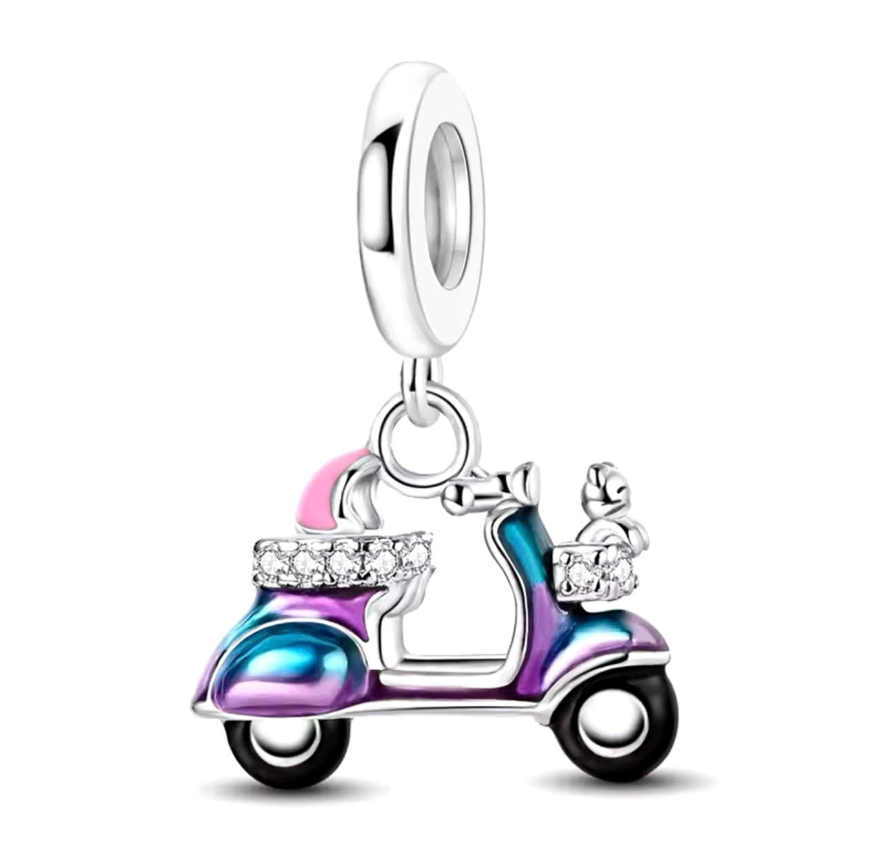 925 Silver Vespa Charm