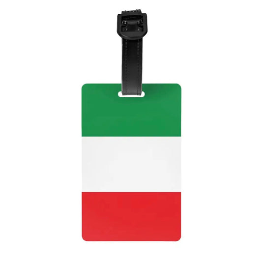 Italy Flag Luggage Tag.