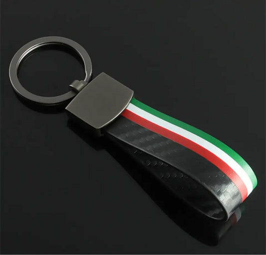 Italy Keychain - Italian Flag Keychain - Italia Keychain.