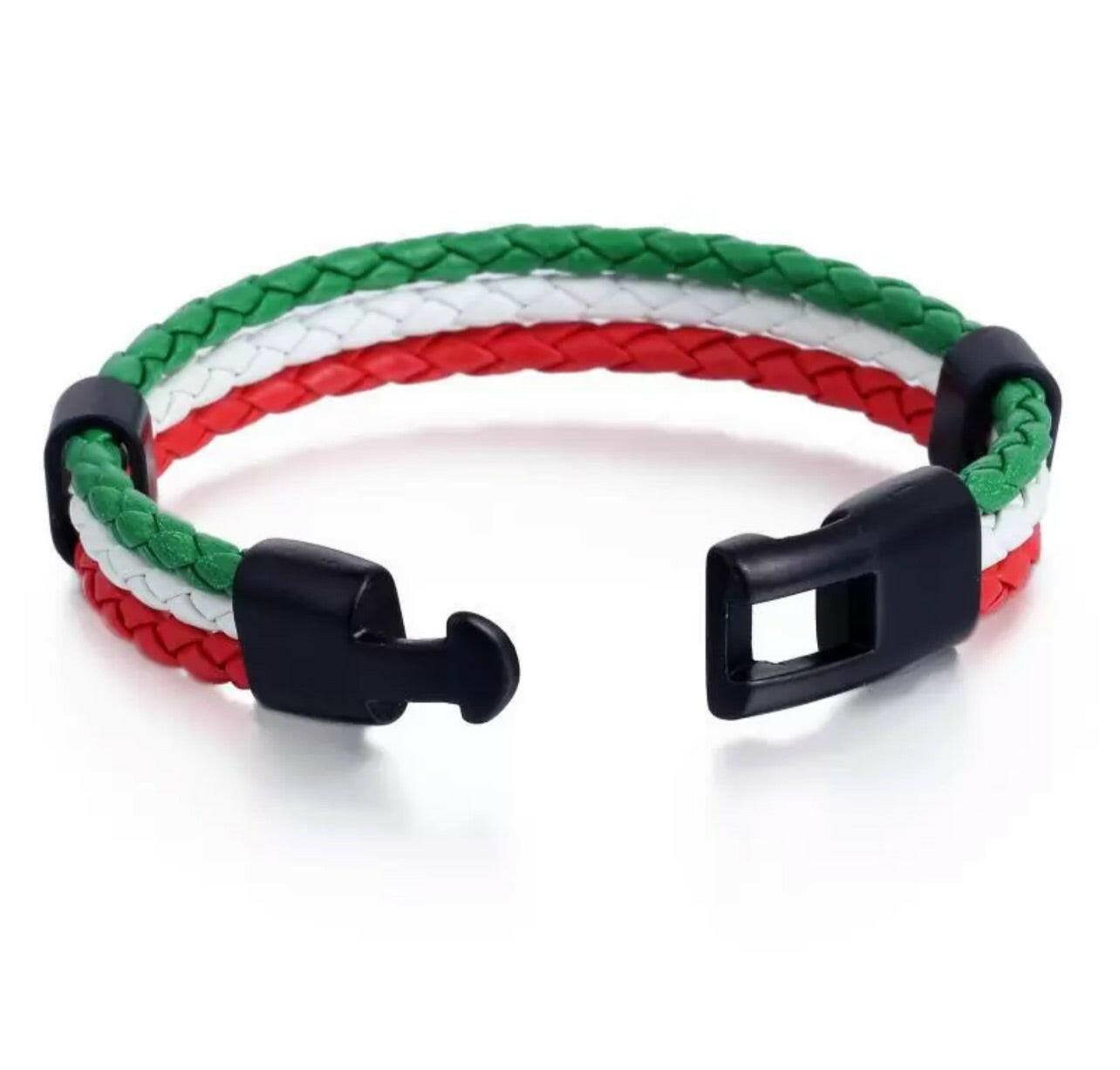 1 Italy Braided Bracelet - Italian Bracelet - Italia Bracelet.