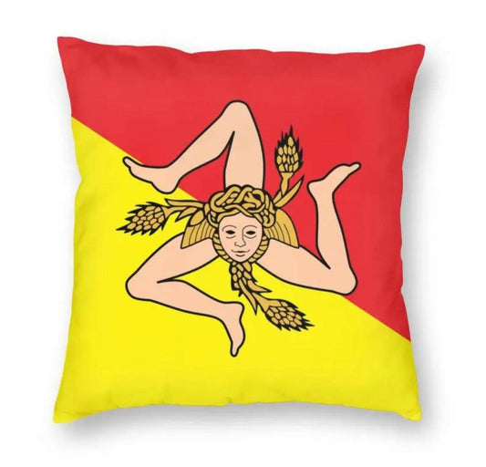 Sicilian Cushion Cover - Sicilian Pillow Cover (Pillow insert not included).